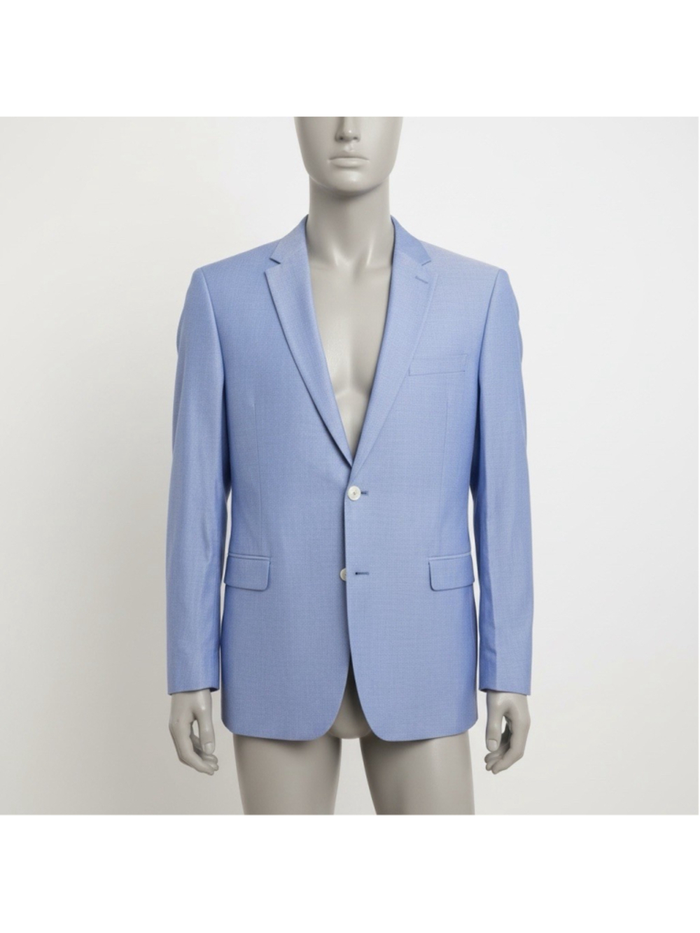 Tommy Hilfiger Men’s Blue Single-Breasted 2-Button Blazer Sport Coat 50R - Picture 2 of 7